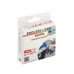 Colop e-mark Etikett på rulle Textil (iron-on) 15 mm x 8 m Premium