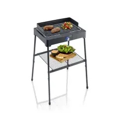Begränsat erbjudande Elgrill med stativ & grillplatta 250°C PG 8568