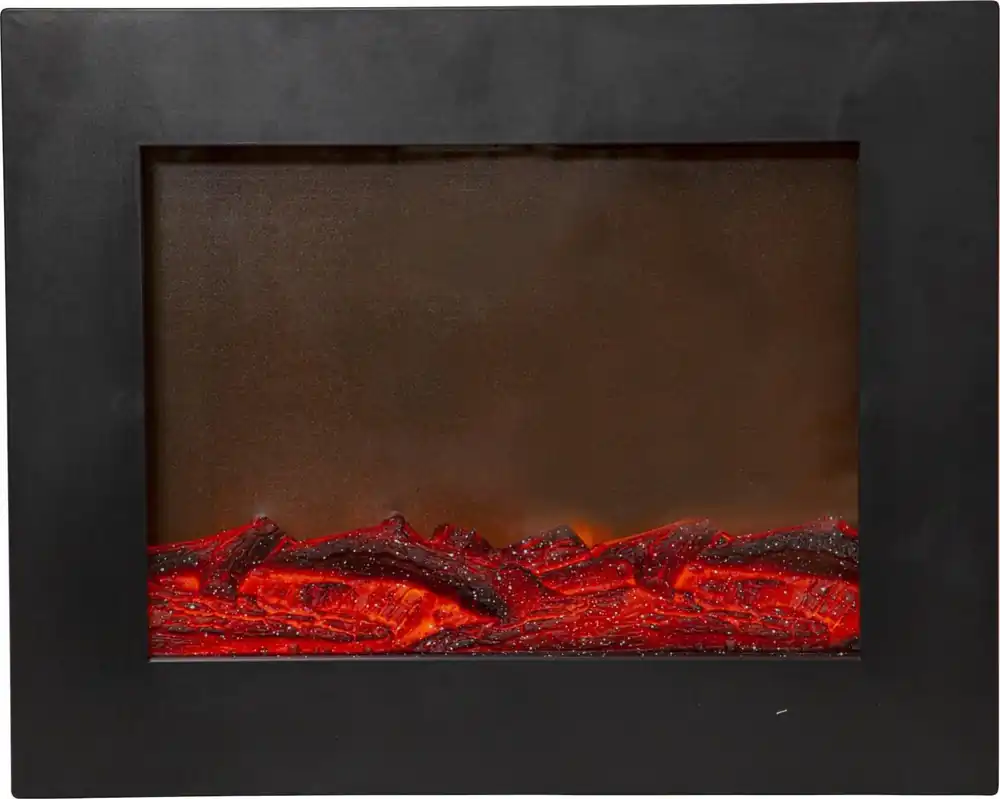 Billig FIREPLACE Inomhusdekoration Batteri 50cm Svart