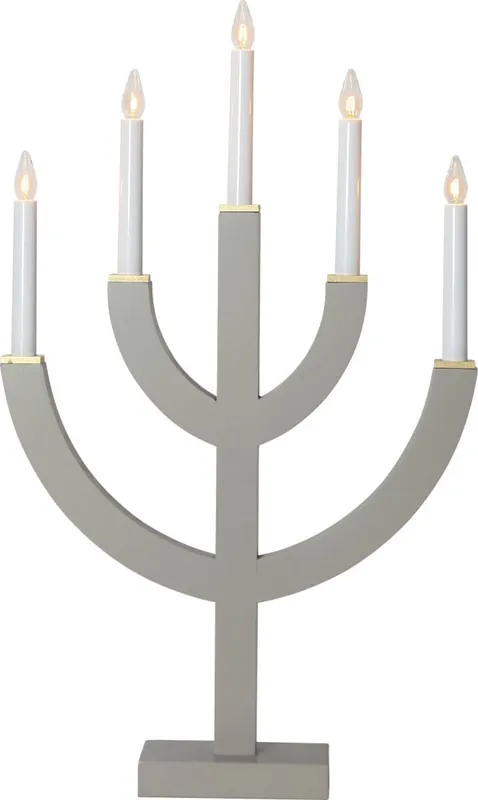 Begränsat antal ANNO Ljusstake 5L 59cm Grå