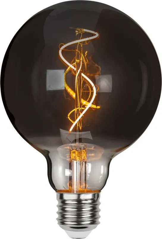 Utförsäljning E27 GRACE Glob95 Decoled Smoke 3W 1800K 60lm LED-Lampa