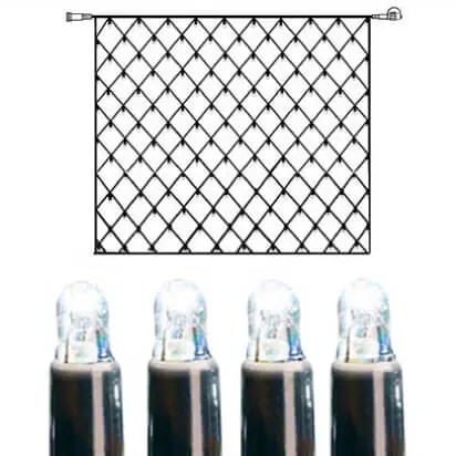 Populärt val SYSTEM LED EXTRA Ljusnät 3m 192LED Kallvit/Svart IP44