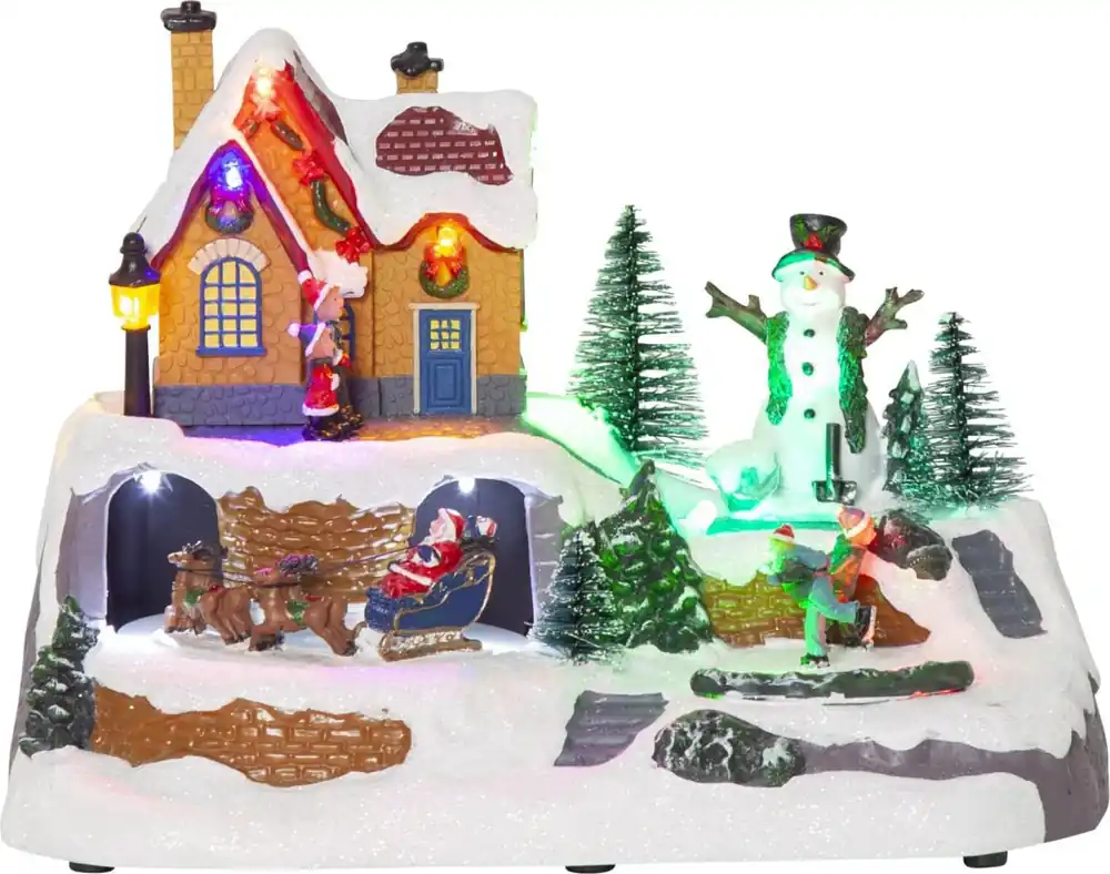 WINTERVILLE Panorama Batteri 23,5cm 10LED Flerfärgad Erbjudandepris