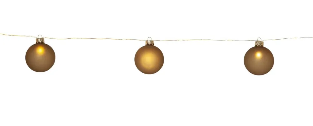 BLISS Ljusslinga Batteri 1,6m 22LED Varmvit/Guld Lågt pris