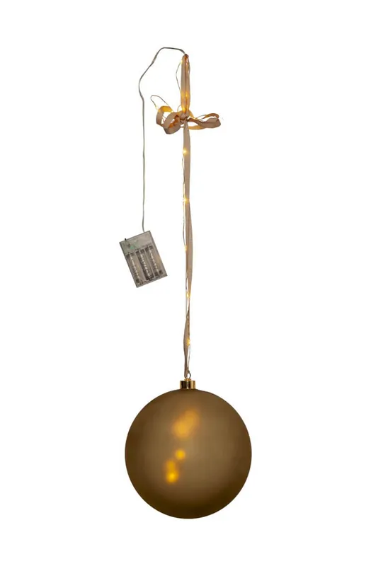 Endast denna vecka BLISS Glaskula Batteri 21cm 20LED Guld