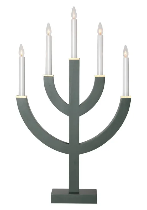 ANNO Ljusstake 5L 59cm Grön Rabatt