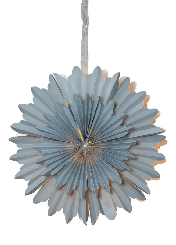 Premium CRYSTAL Pappersstjärna 50cm Blå