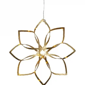 AMAZE Hängande dekoration 30cm 36LED Guld Rabatter