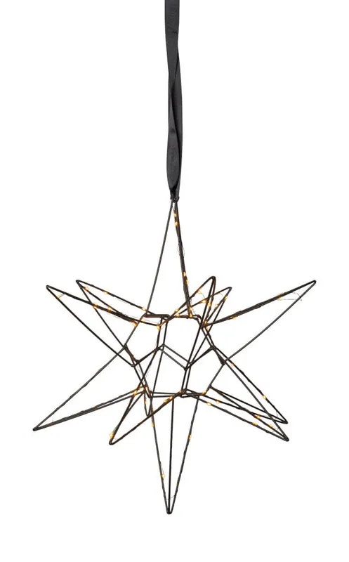 Erbjudande LIZZY Stjärna 47cm 60LED Svart