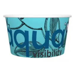 ECO glassbägare med eget tryck 4oz/115ml Snabb frakt