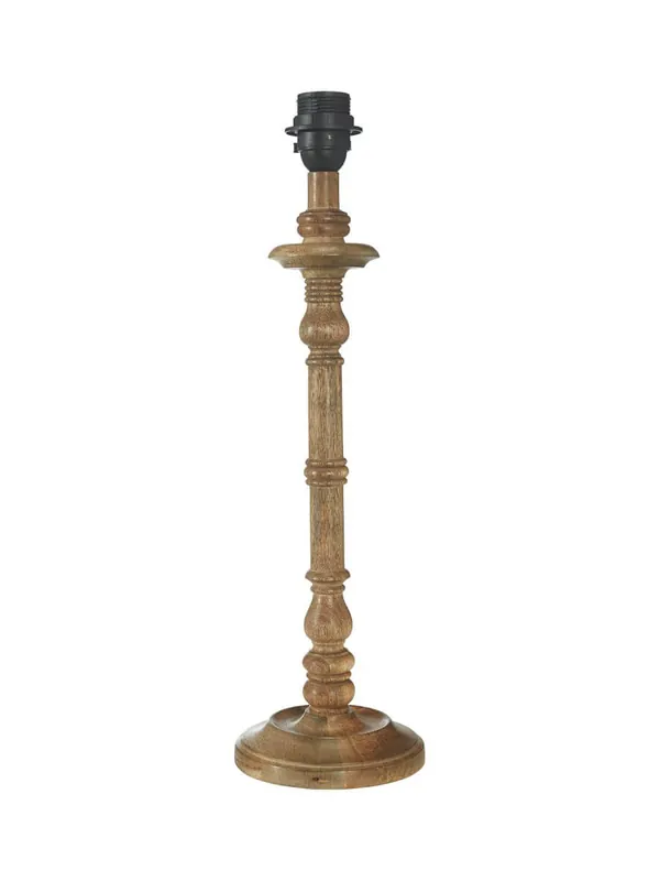 JOY Lampfot E27 41cm Natur Outlet