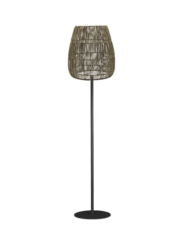 Erbjudandepris AGNAR Golvlampa Utomhus 154cm Grå/Natur