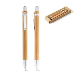 Rabatter GREENY. Penna och mekanisk penna set av bambu
