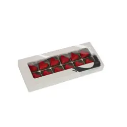 Reapris Silverheart Silver/Vit | 12 st Sweethearts