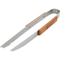 BBQ Tongs 39 cm Stainless Steel/Wood 39 cm Trygg betalning