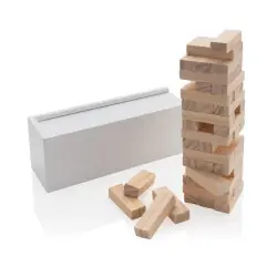 Stapelspel i trä risnedsättning