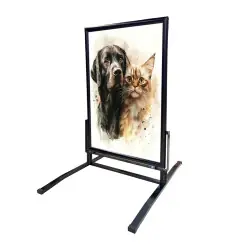 Gatupratare Wind Sign 70x100 svart Rabatter