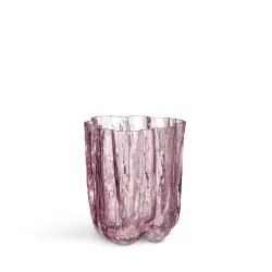 Kosta Boda Crackle vas rosa 121mm Premium