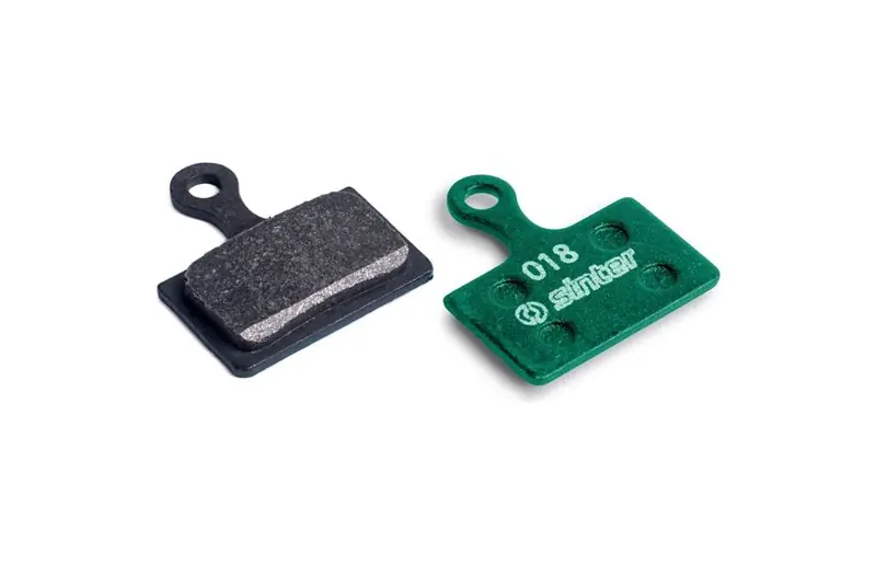 Skivbromsbelägg Sinter Disc Brake Pad Type 018 Shimano K Race Green Fri frakt