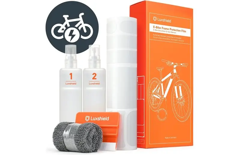 Ramskydd Luxshield Universal Kit Elcykel Komplett Transparent Matt risnedsättning