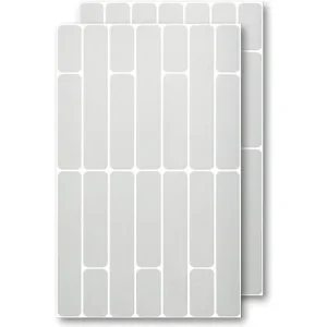 Sista chansen Luxshield Reflekterande Klistermärken-Stripes Silver