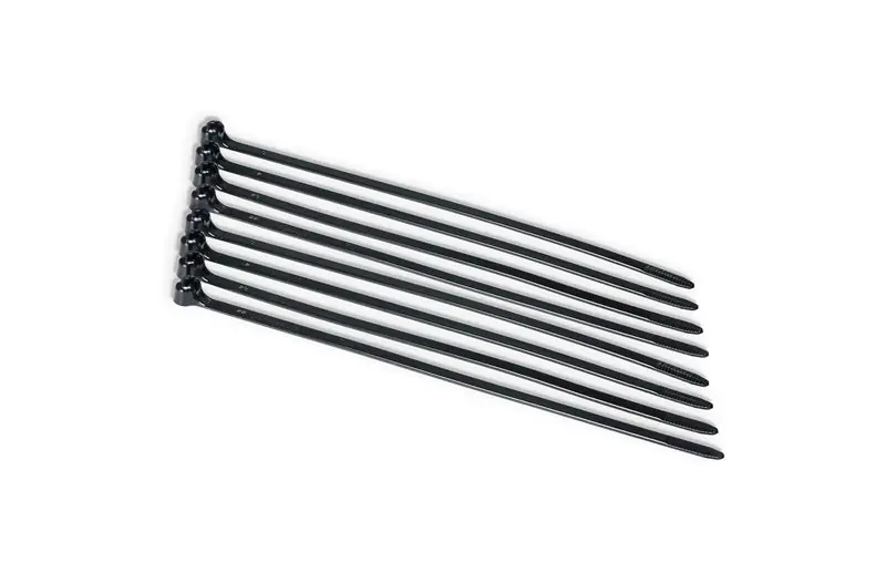 Rea Old Man Mountain Bad Ass Zip Tie Kit 8 Pack Black