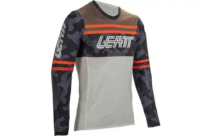 Kundfavorit Cykeltröja Leatt Jersey MTB Gravity 4.0 L/S Cream
