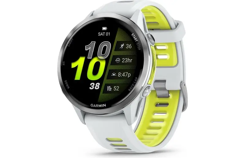 Träningsklocka Garmin Forerunner 970 Whitestone/Amp Yellow Endast denna vecka