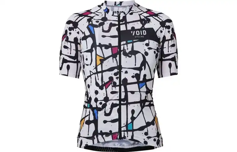 Endast denna vecka Cykeltröja Void Abstract Jersey Women White