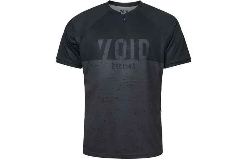 Cykeltröja Void MTB Rock Jersey SS Unisex Black Begränsat erbjudande
