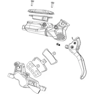 Beställ idag SRAM Rival AXS E1 Disc Brake Caliper Piston Service Kit