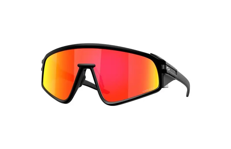 Cykelglasögon Oakley Latch Panel Matte Black / Prizm Ruby Begränsat erbjudande