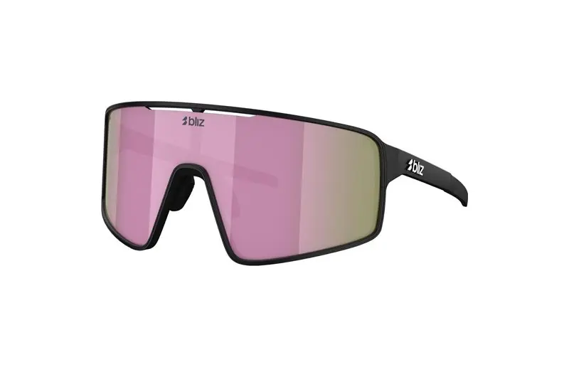 Cykelglasögon Bliz P001S Matte Black-Brown/Pink Multicolour Snabb frakt