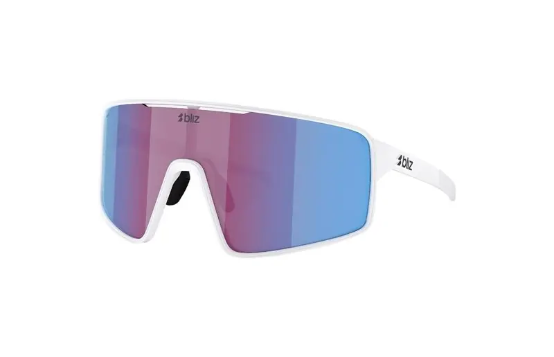 Kundfavorit Cykelglasögon Bliz P001 Matte White-Rose/Violet Mirror Blue